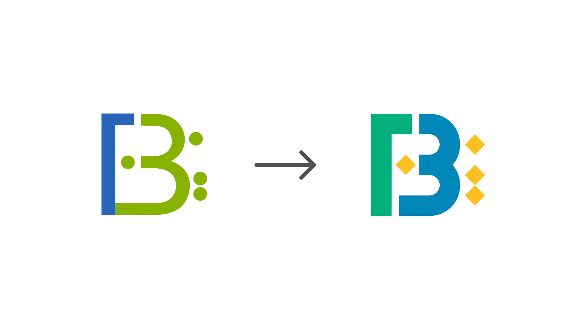 Bayaan Academy logo before and after