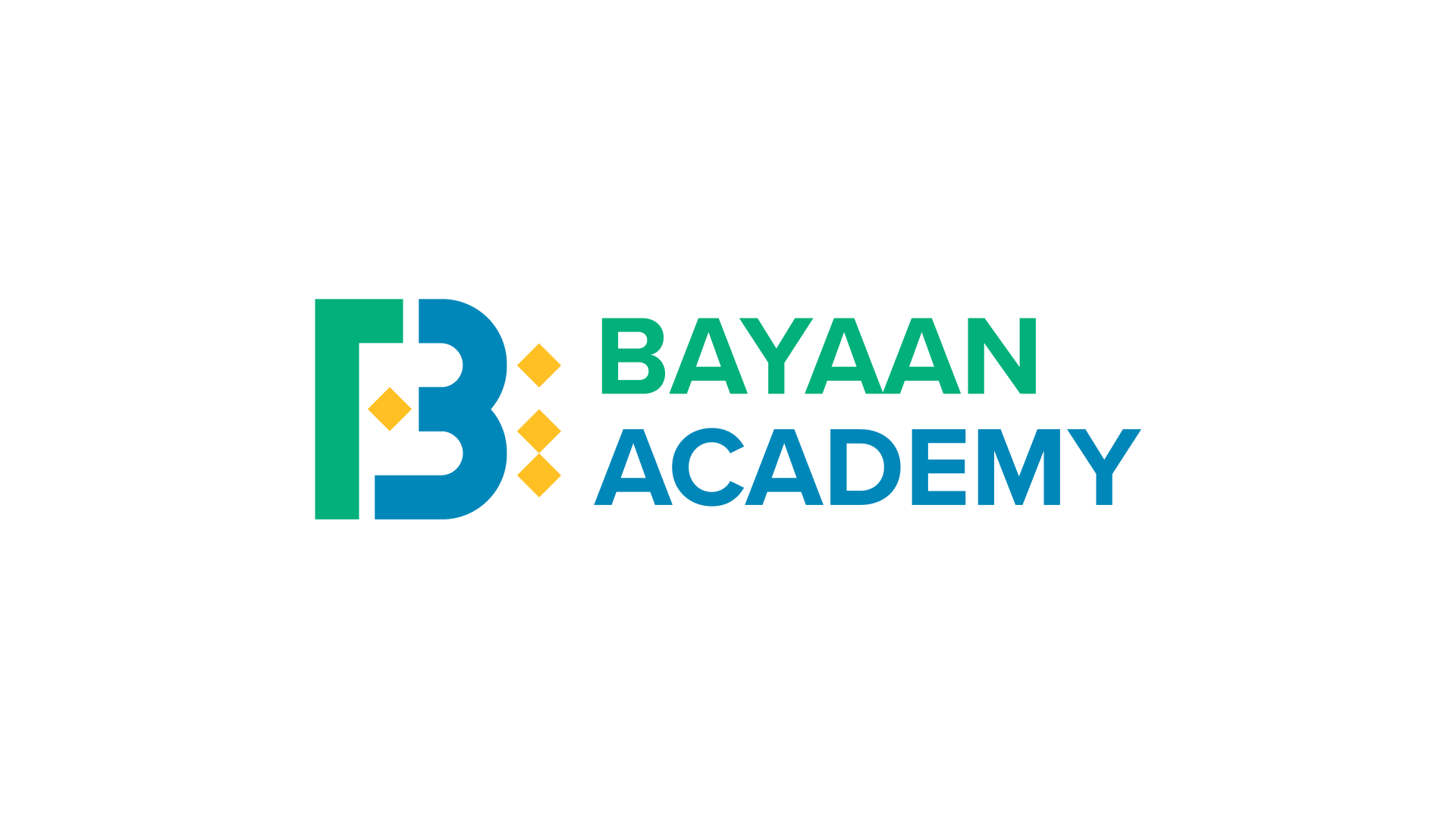 Bayaan Academy primary logo lockup