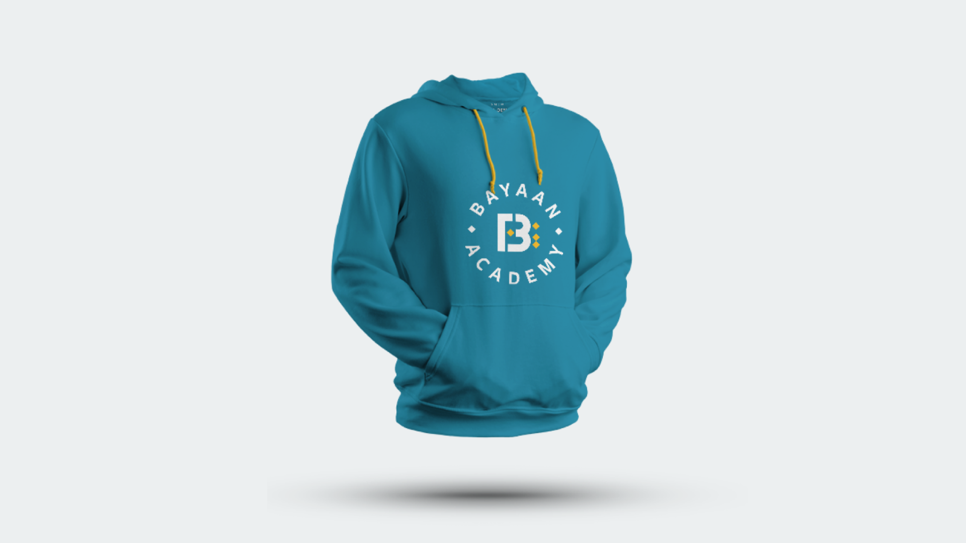 Bayaan Academy hoodie with badge logo