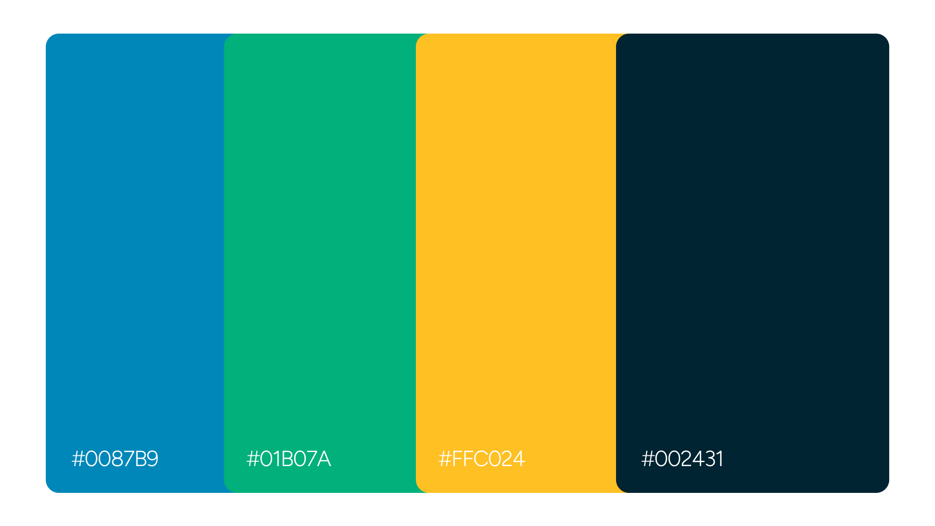 Bayaan Academy colour palette