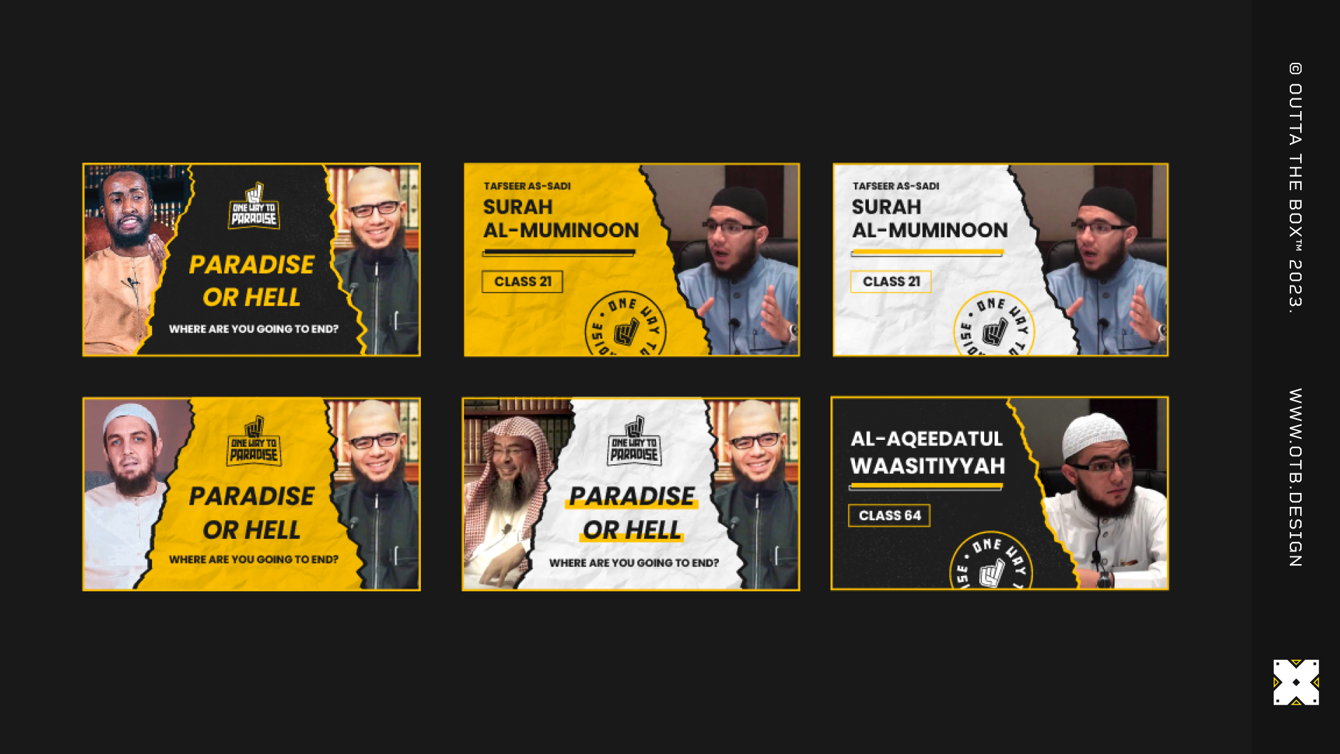 One Way to Paradise thumbnail system